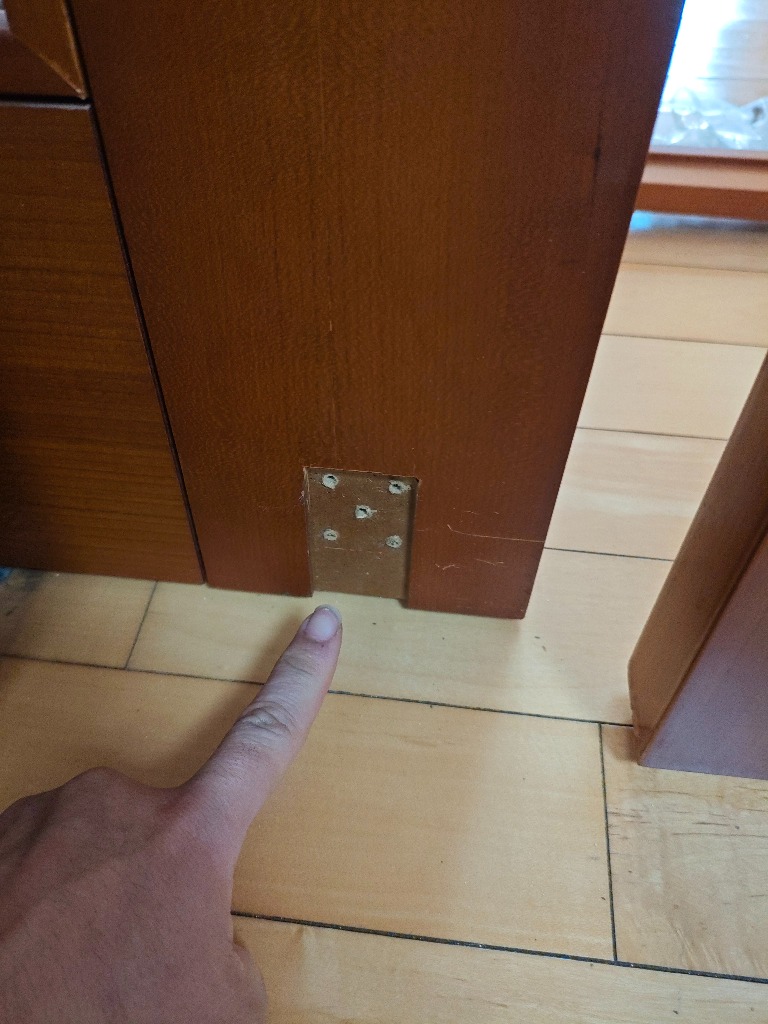 하부가이드 고정 위치 점검 및 신품 설치